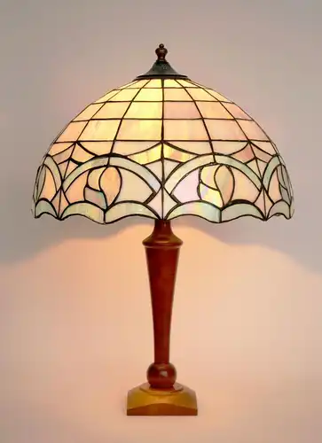 Unikat Tiffany Tischleuchte Tischlampe Schreibtischlampe Einzelstück Jugendstil