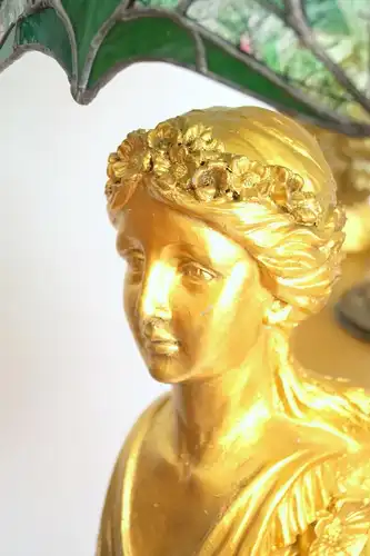 Stehleuchte "THREE GRACES" Tiffany Sammler 155 cm Riesiges Design Unikat 
