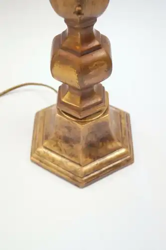 Art Deco Lampe Leuchte Salonlampe Schreibtischlampe Bronze 1930