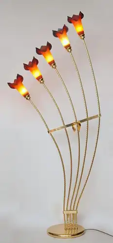 Design Lampe Stehleuchte "SUJETS" Unikat Stehlampe Fächer