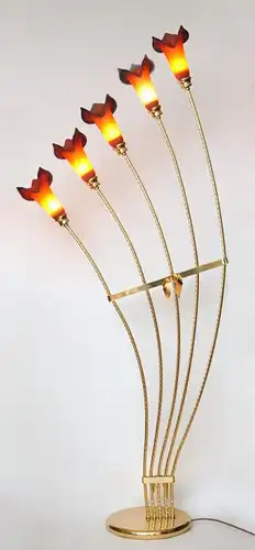 Design Lampe Stehleuchte "SUJETS" Unikat Stehlampe Fächer