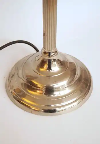 Design Lampe "SILVER DASH" Stehlampe Chrom Nickel Vintage Stehleuchte Leuchte