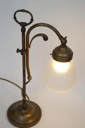Klassische Messinglampe Berlin Kontorleuchte Arbeitleuchte Bibliothekenlampe