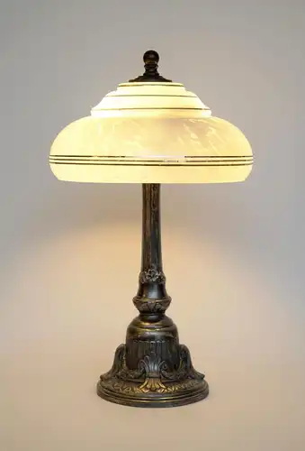 Art Déco Lampe Tischleuchte "UNTER DEN LINDEN" Tischlampe Berlin Lampe 1930 orig