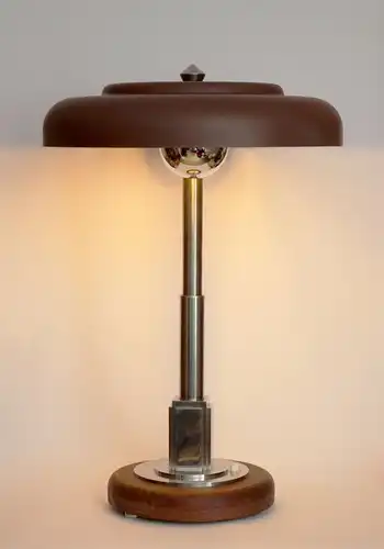 Design Lampe Schreibtischleuchte "PARK AVENUE" 70er Jahre Tischlampe Déco