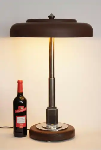 Design Lampe Schreibtischleuchte "PARK AVENUE" 70er Jahre Tischlampe Déco