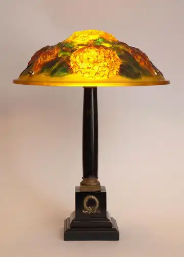 Art Déco Lampe Schreibtischleuchte "BLOOMING GARDENS" Sammler Leuchte Tischlampe