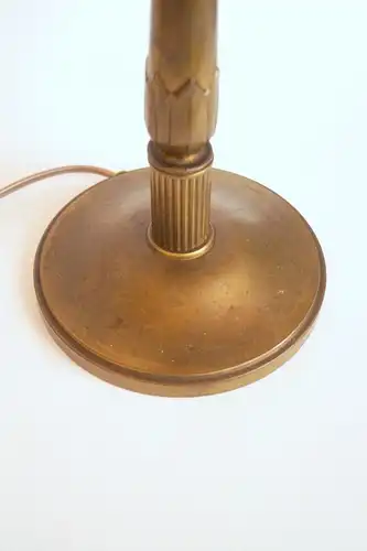 Art Deco Lampe Leuchte "BOSTON" Messinglampe 1930 Lampe Schreibtisch original