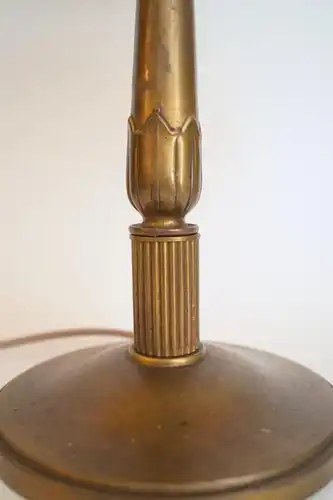 Art Deco Lampe Leuchte "BOSTON" Messinglampe 1930 Lampe Schreibtisch original