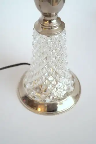 Art Deco Lampe Schreibtischleuchte "SILVER SHADOW" Tischleuchte Leuchte