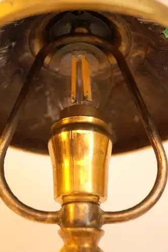 Art Deco Lampe Messinglampe "NIMES"  Messinglampe Tischlampe Leuchte