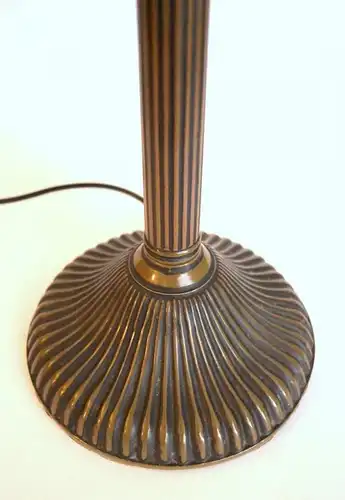 Jugendstil Lampe Tischleuchte "GOLDEN FORREST" Tischlampe handgemalt Leuchte