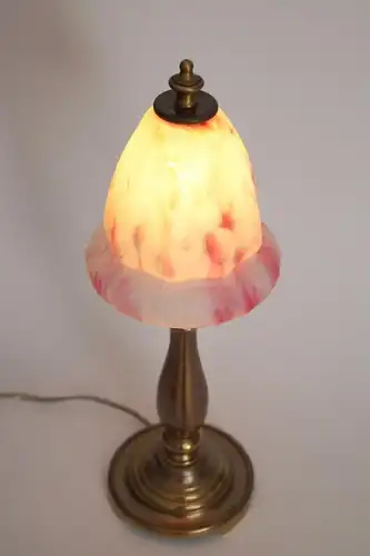 Art Deco Lampe Tischlampe "LITTLE TOADSTOOL" Messinglampe Berlin Leuchte