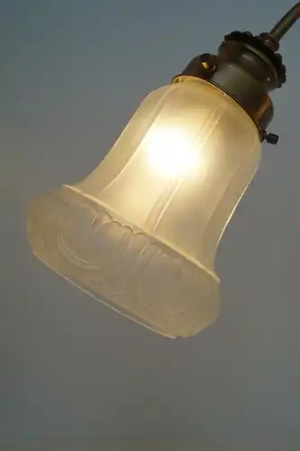 Jugendstil  Lampe Tischleuchte "SWINGING BRASS" Messinglampe Berlin Leuchte