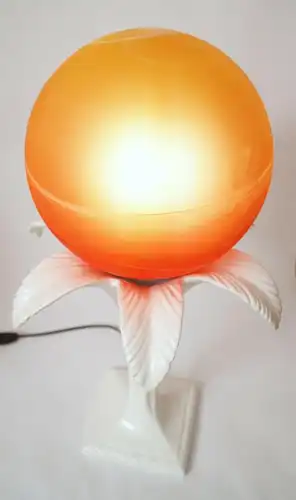 Design Lampe Leuchte Tischleuchte "TROPICANA SUNSET" Palme Keramik Porzellan