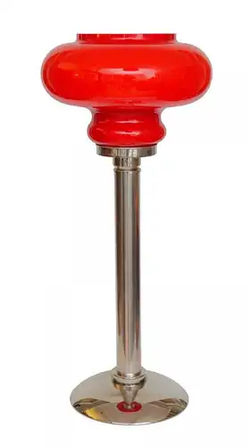 Vintage Lampe Leuchte "POPPY" Tischlampe 70er  Lampe Chrom Pop Art