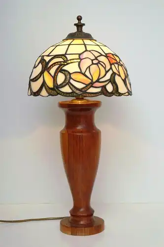 Wunderschöne Tiffany Landhaus Stilleuchte Tischlampe Schreibtisch edel