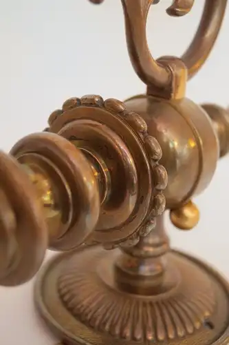 Traumhafte original Jugendstil Wandlampe Wandleuchte Messing EZAN Paris 1920