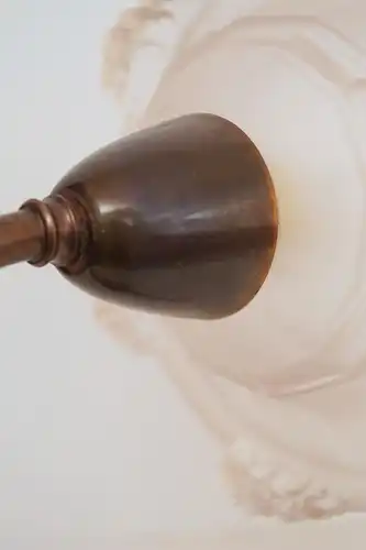 Traumhafte original Jugendstil Wandlampe Wandleuchte Messing EZAN Paris 1920
