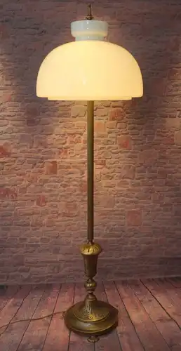 Jugendstil Art Deco Lampe Stehlampe Stehleuchte Leuchte Messing