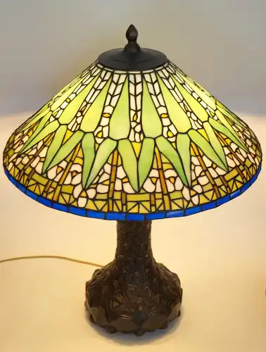 Tiffany Lampe Leuchte "CARAMBOLE" Tischlampe 64 cm Lampe Jugendstil