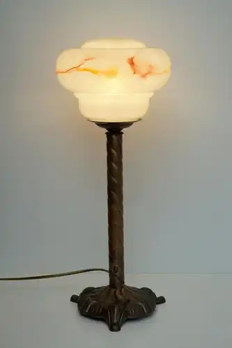 Art Deco Lampe Schreibtisch Messinglampe Berlin Tischlampe 1920