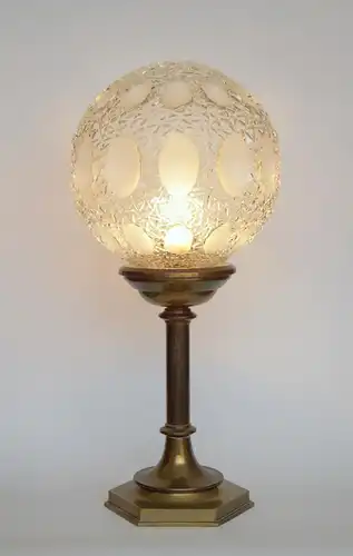 Vintage 60er Jahre Lampe Sputnik Tischlampe "MOON" Messinglampe Tischleuchte