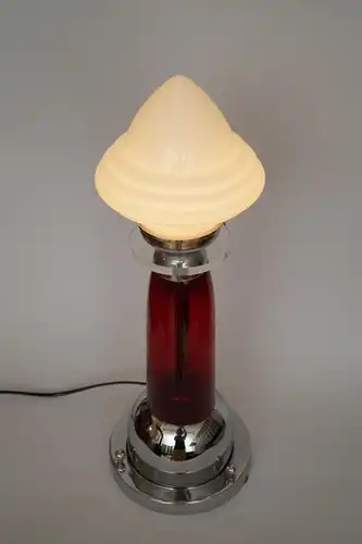 Anciens années 70 lampe Panton Space Age Spoutnik lampe Chrome "RED SPACE"