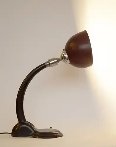 Art Deco Lampe Arbeitslampe Bakelit 1930er Tischlampe Schreibtisch