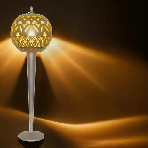 Lampe de campagne lampe de table lampe "BEE RUCHE" Unikat