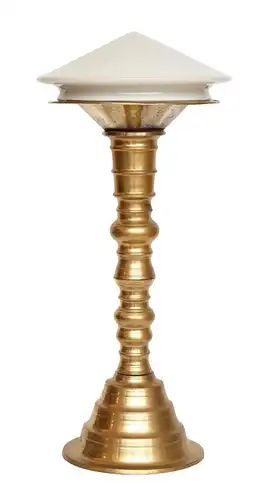 Art Déco design lampe lampe "GOLDEN ROCKET" lampe en laiton pièce de collection lampe