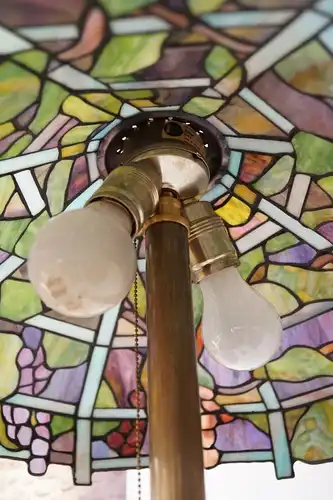 Lampe Art Nouveau laiton Lumières debout LED Tiffany Unikat
