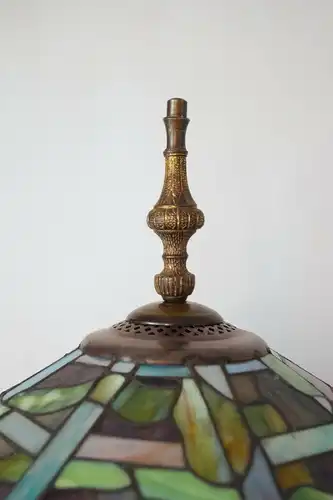 Lampe Art Nouveau laiton Lumières debout LED Tiffany Unikat