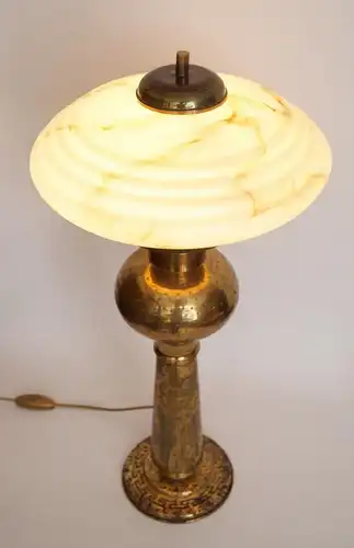 Art Deco Lampe Messinglampe "PHOENIX LIGHTS" Schreibtischleuchte Sammler Leuchte
