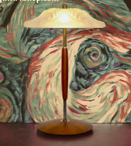 Mid-Century Modern Lampe Tischleuchte "MARITIM" Vintage Tischlampe
