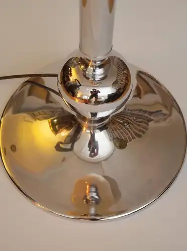 Original Vintage 70er Jahre Stehlampe "BIG MOON" Chrom sehr groß Sputnik Bauhaus