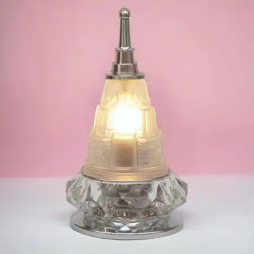 70er Jahre Design Tischlampe "GAGARIN" Space Age Design Unikat Upcycling