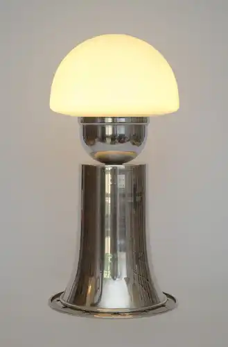 Unikat Bauhaus Art Deco Tischlampe "STARLITE" Einzelstück Chrom 70er Vintage