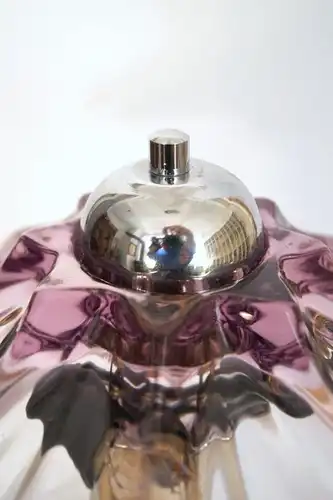 Art Deco Tischleuchte Einzelstück "PURPLE ROSE" Tischlampe Unikat