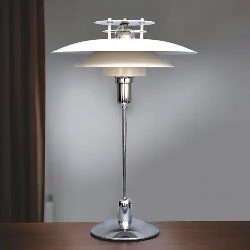 Design Lampe Tischleuchte "DANSK" Unikat Einzelstück elegant Schreibtischlampe