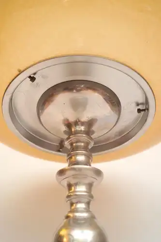 Art Deco Tischlampe "FORBIDDEN PLANET" Unikat Lampe Schreibtisch Bankerlampe