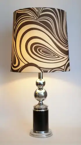 Raab Leuchten Retro Design Lampe "BIG ZEBRA" 1980er Tischleuchte Leuchte