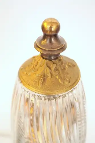 Art Deco Lampe Tischlampe Einzelstück  "SILVER LILLY" Unikat