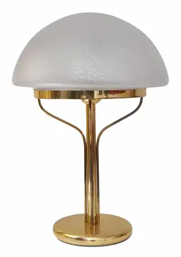 Sehr elegante Art Deco Bankerlampe Pilzleuchte Tischlampe Messing 