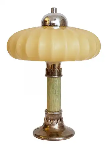 Sehr zierliche Art Deco Tischleuchte Unikat Lampe Einzelstück