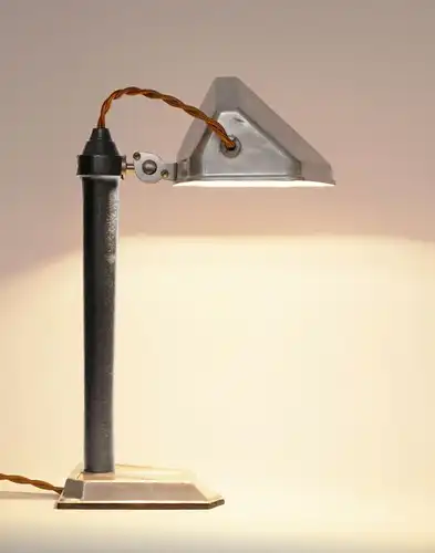 Original Pirouette Art Déco Arbeitsleuchte 1920 Frankreich Lampe Bankerlampe