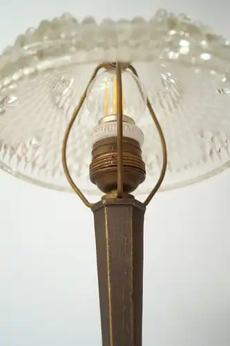 Zierliche orginal Art Deco Tischleuchte "SILVER SHINE" 1930 Lampe Art Déco Lampe