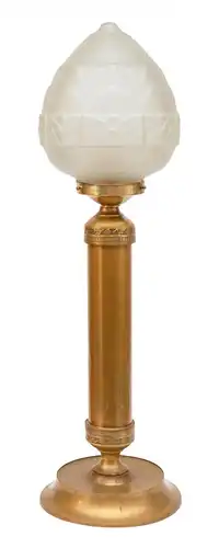 Art Deco Lampe Tischleuchte "ELTHAM PALACE" Messinglampe Unikat Leuchte