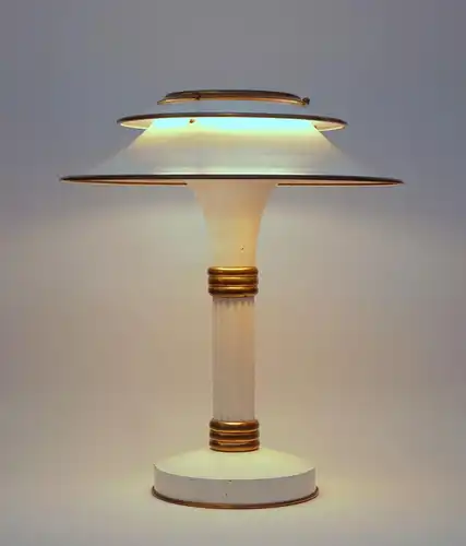 Original ART DECO Schreibtischleuchte "COMPARTMENT" 1930 Messinglampe
