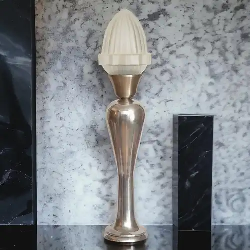 Unikat Art Deco Tischleuchte "PHANTOM" Einzelstück Lampe Sammler